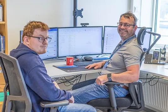 Morten Eidseter og Håkon Solli
